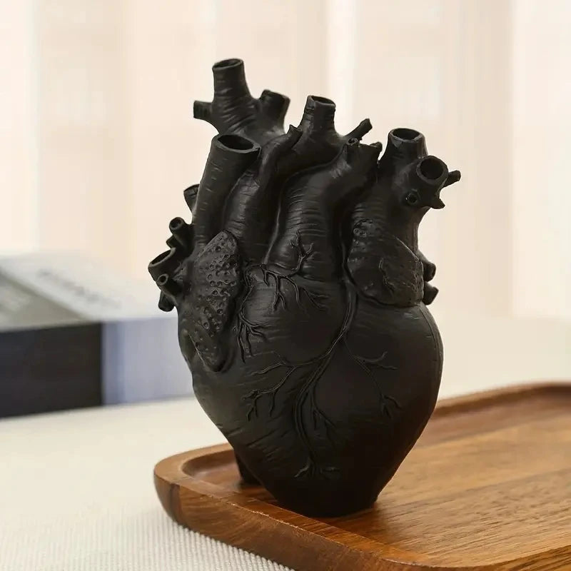 Heart-Shaped Resin Vase – A Unique Touch for Your Decor