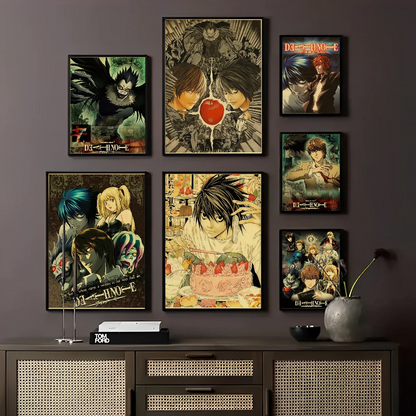 Anime Death Note Classic Movie Posters HD Quality Poster Wall Art Painting Study Home Decor