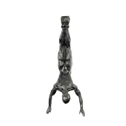 Athlete Rock Climbing Man Resin Sculpture – Creative Wall Hanging Decoration, Climber Statue Pendant