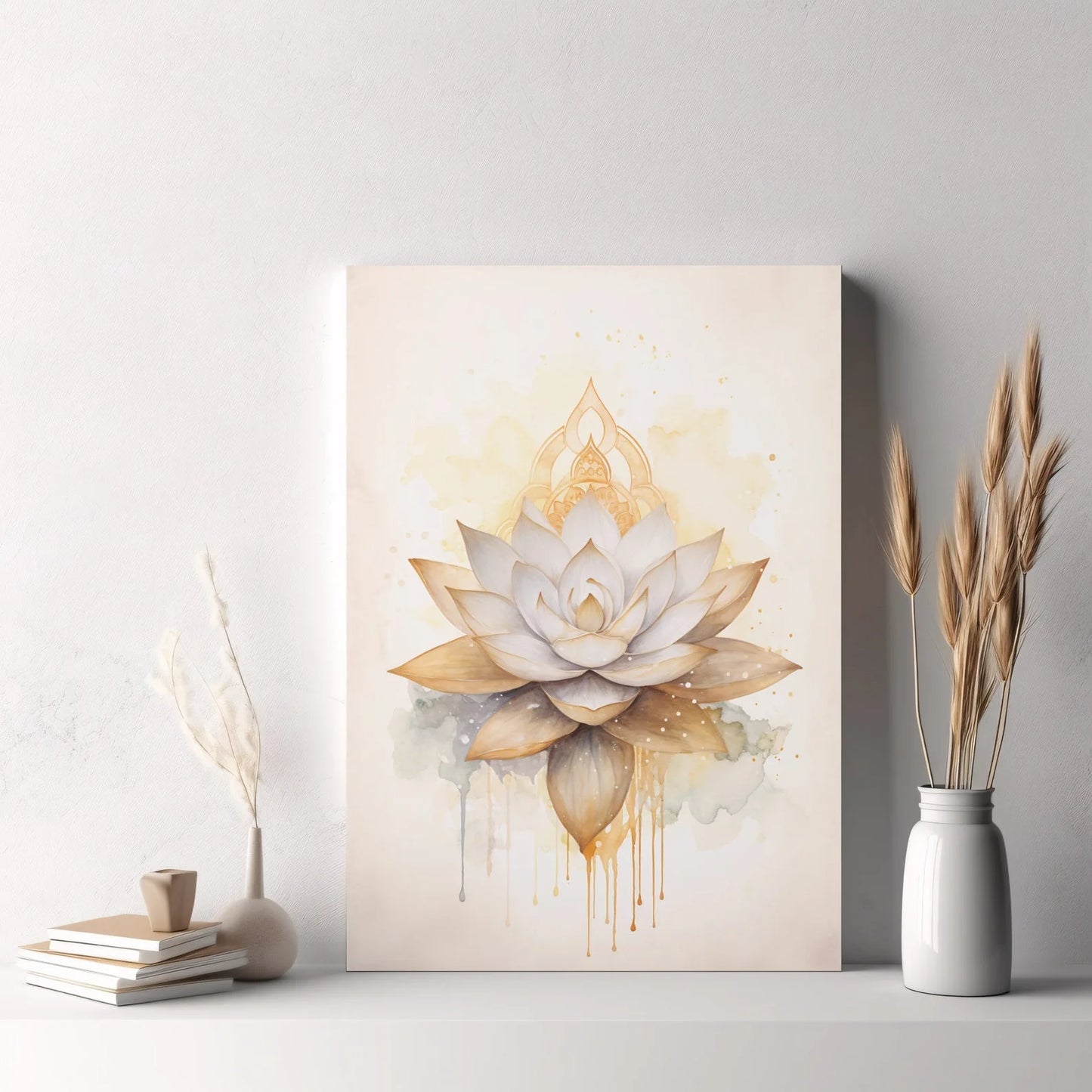 Nordic Tree of Life & Buddha Canvas Prints – Spiritual Wall Art for Modern Living Spaces